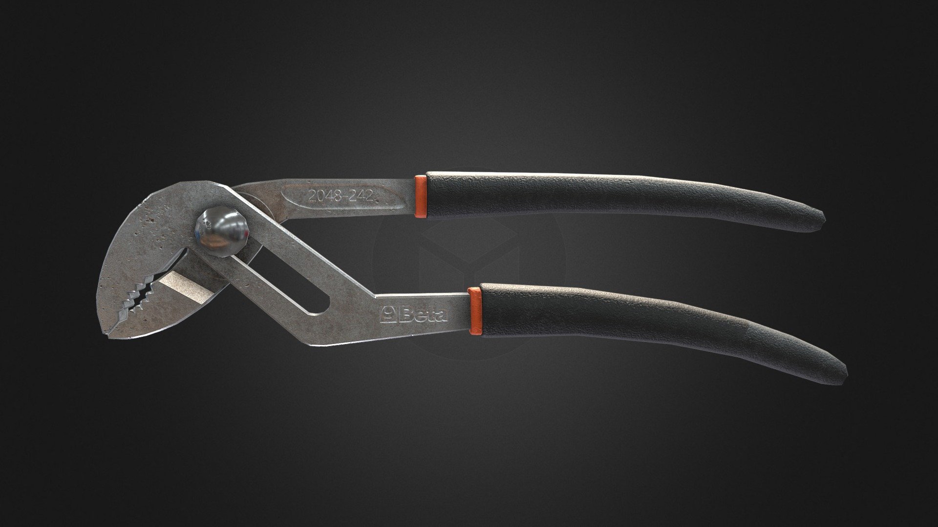 Realistic Tongue-and-Groove Pliers