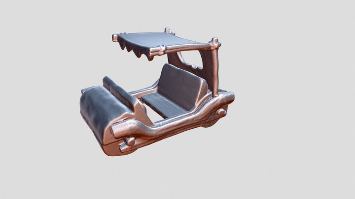 Flinstone Car - The Flinstones Car 3D Model