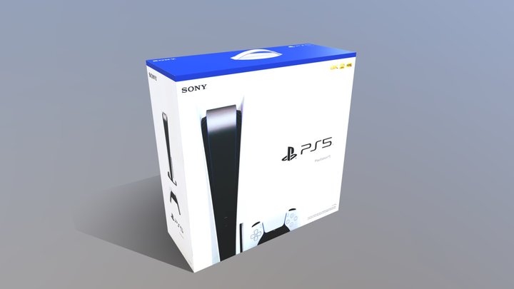 classic ps5 box 3D Model