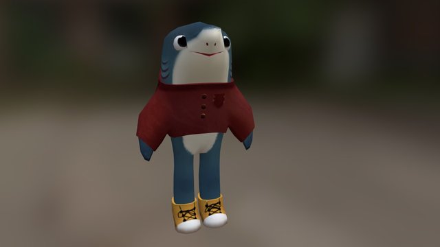 Sharkie 3D Model