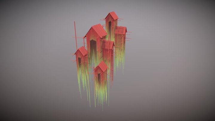 vanishing temples 3D Model