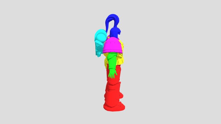 Michaeldoggett's Thunder Warrior Armor 3D Model