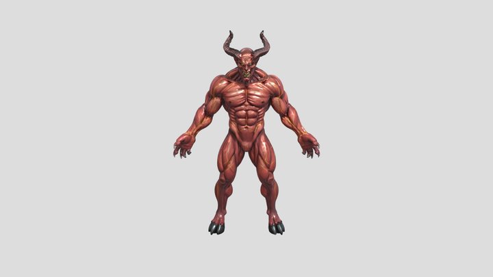 Satanic Boss 3D Model