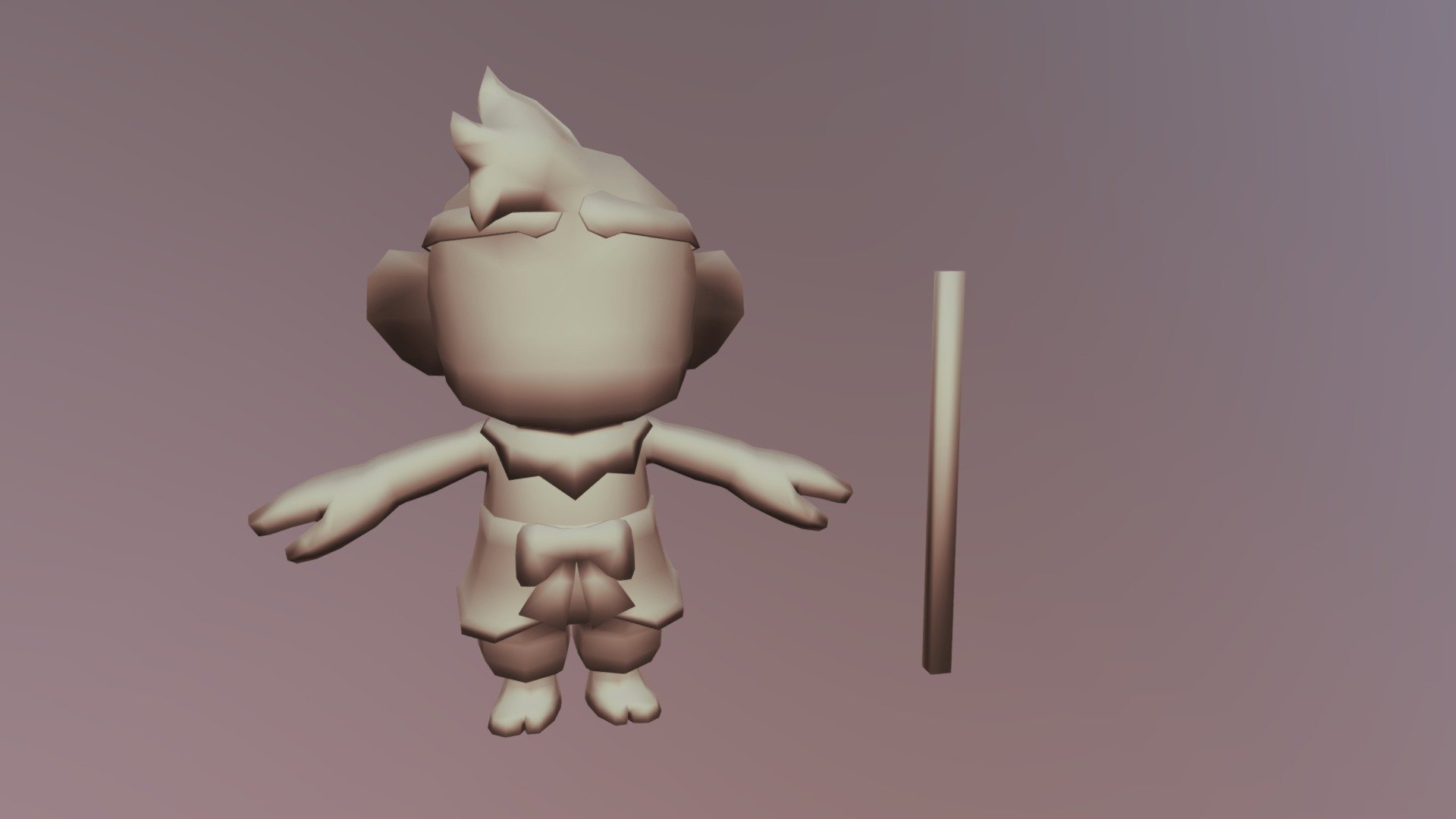 Wip Q Style Wukong Download Free 3d Model By Tunnie Lktung611