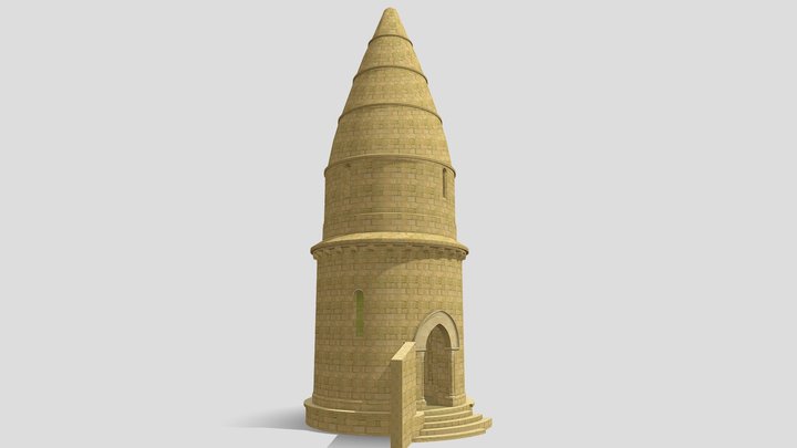 Lanterne des morts de Sarlat 3D Model