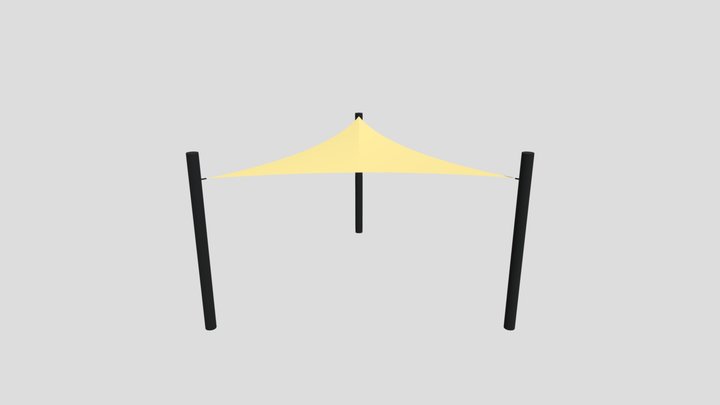 3 Column Sail Design 3D Model