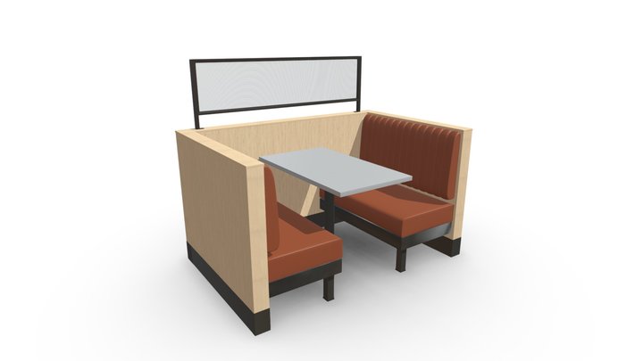 BOOTH EN U 3D Model