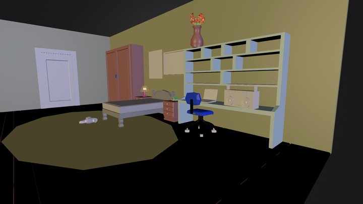 Quarto para John Prost 3D Model