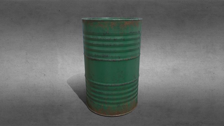 3DModel_Barrel_ LP 3D Model
