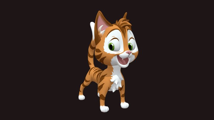 cat 3D Model