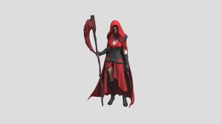 woman warrior 3D Model