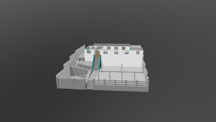Centro Comunitario (plano M)v2 3D Model