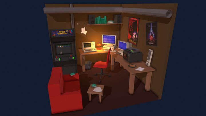 Anni '80 3D Model