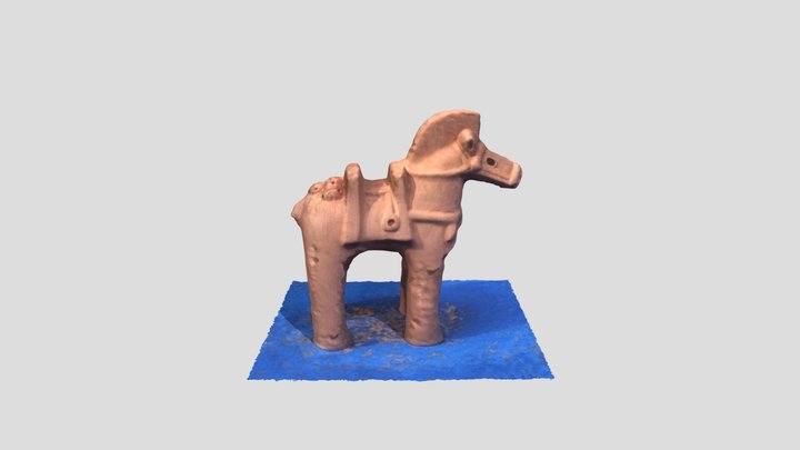 Terracotta Horse (Haniwa) - Photogrammetry 3D Model