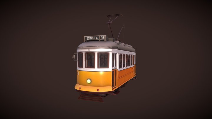 Lisbon Tramway 3D Model