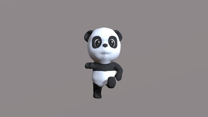 Panda Walk 3D Model