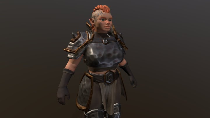 Dwarf - Gareï 3D Model