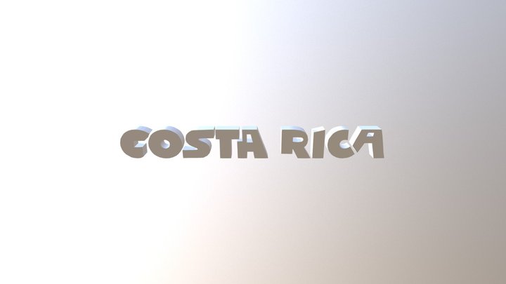 Costa Rica 3D Model