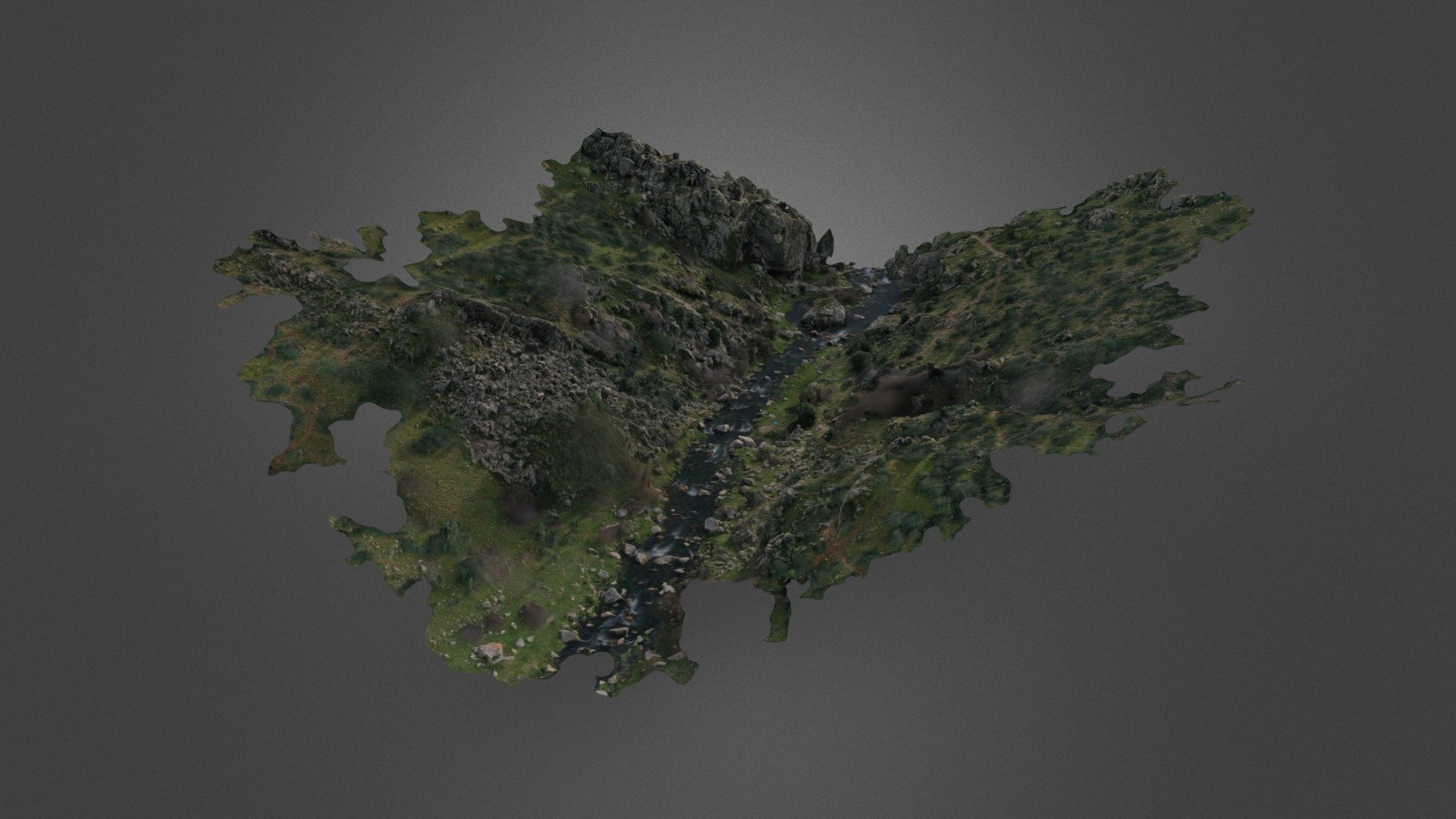 Modelado 3D de Paisaje Natural