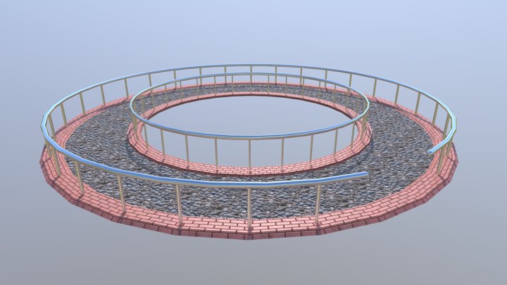 Reflexology Path 3D Model
