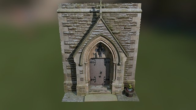 Newtyle Church Door 3D Model