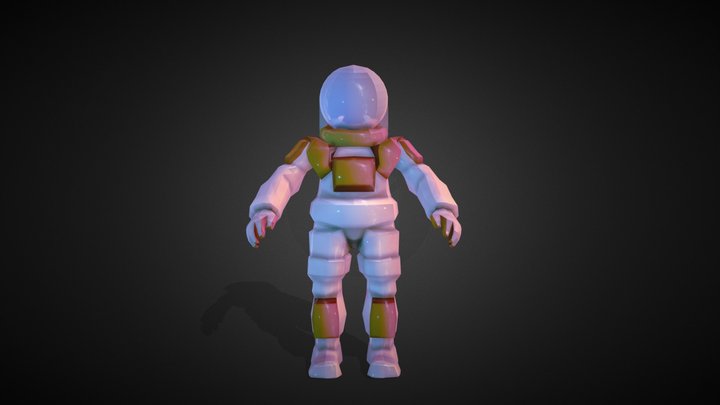 Lonely Astronaut 3D Model