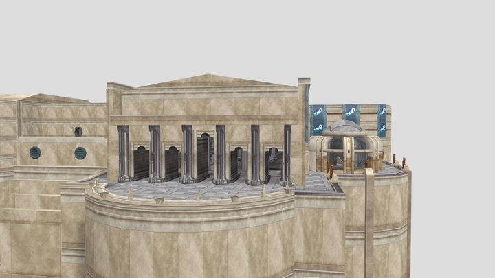 sonic-rangers-ancient-temple 3D Model