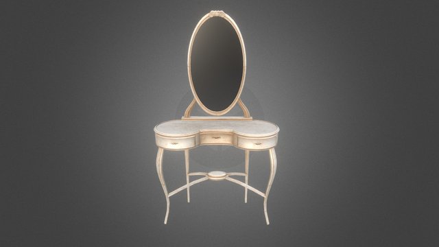 Mirror Table 3D Model
