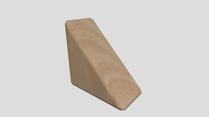 CGT 116 Triangle Block Export 3D Model