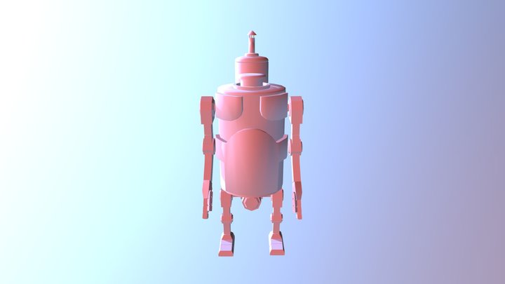 Soup Can Robot 3D Model
