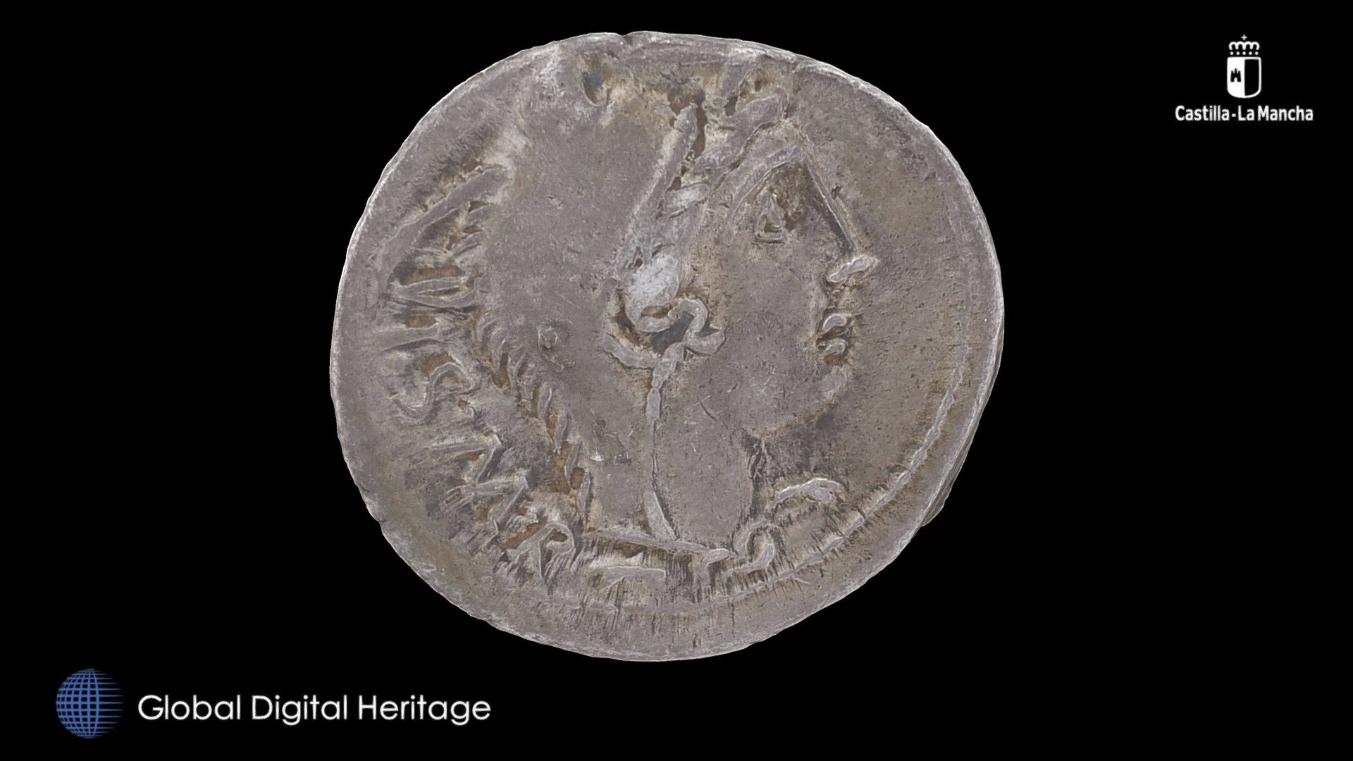 Roman Silver Coin, Castilla-La Mancha, Spain