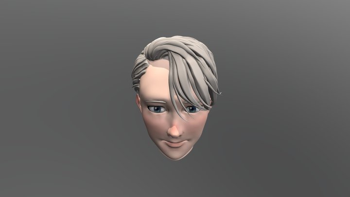 Victor Nikiforov Head 3D Model