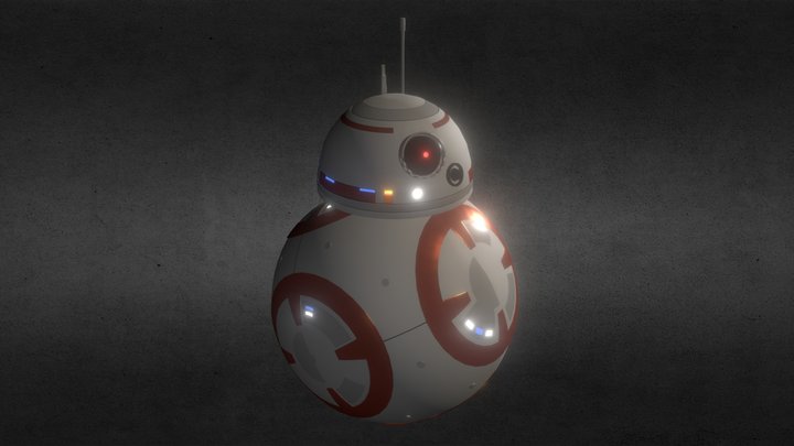 Star Wars Shiny BB8 3D Model
