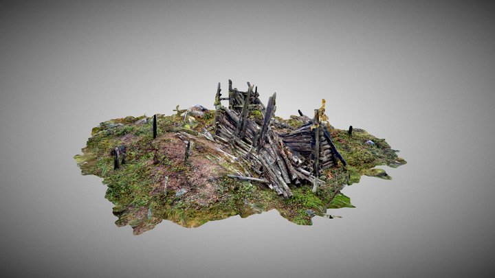 Cold War shooting range 3D Model