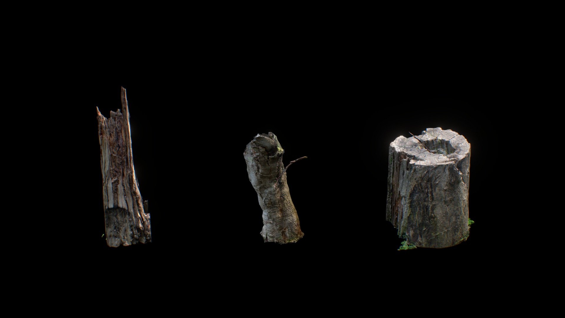 Bunch-O-Logs (.Blend Photoscans)
