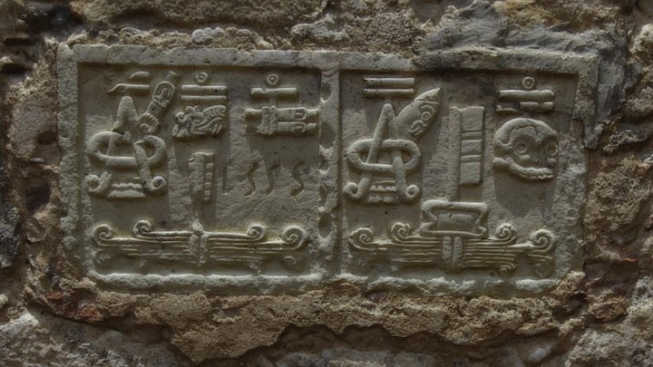 Mixtec date glyph 3D Model