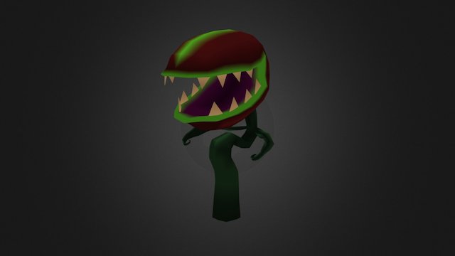Monster Plant Enemy 3D Model