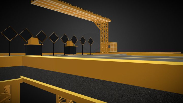 Squid Game (Tug Of War Base) 3D Model