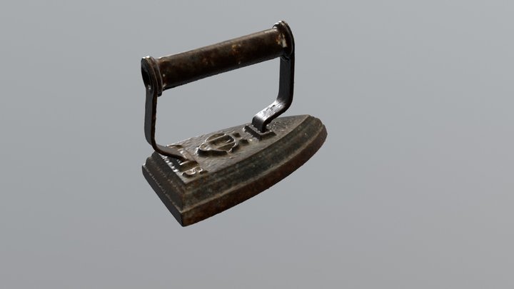 Plancha de hierro 3D Model