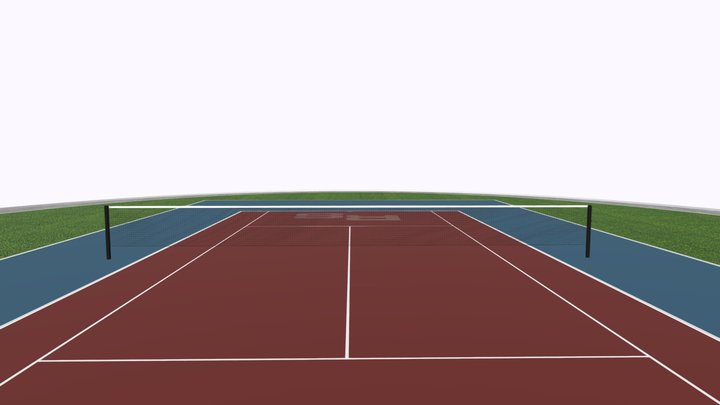 Tennis Court 🎾 3D Model