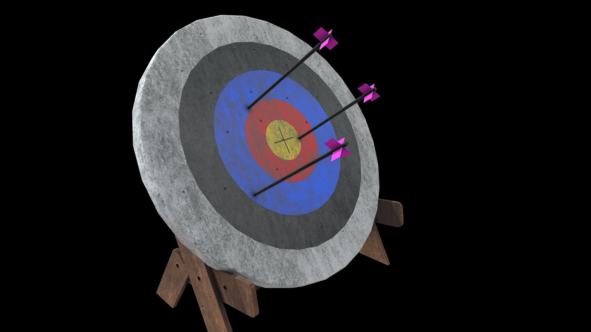Speed modelling 4 Archery Target Download Free 3D model by Danny_Taylor (DINOWAAA) [02fb742