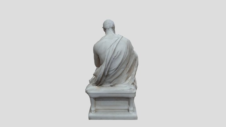 Polybios Statue Lowpoly 3D Model