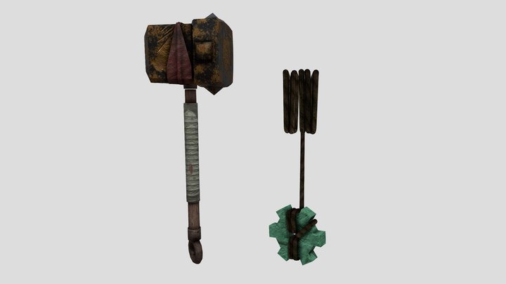 Cael Hammer and Pendulum of the Kid 3D Model