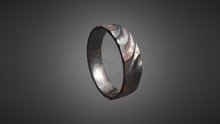 Rusty Old Ring 3D Model