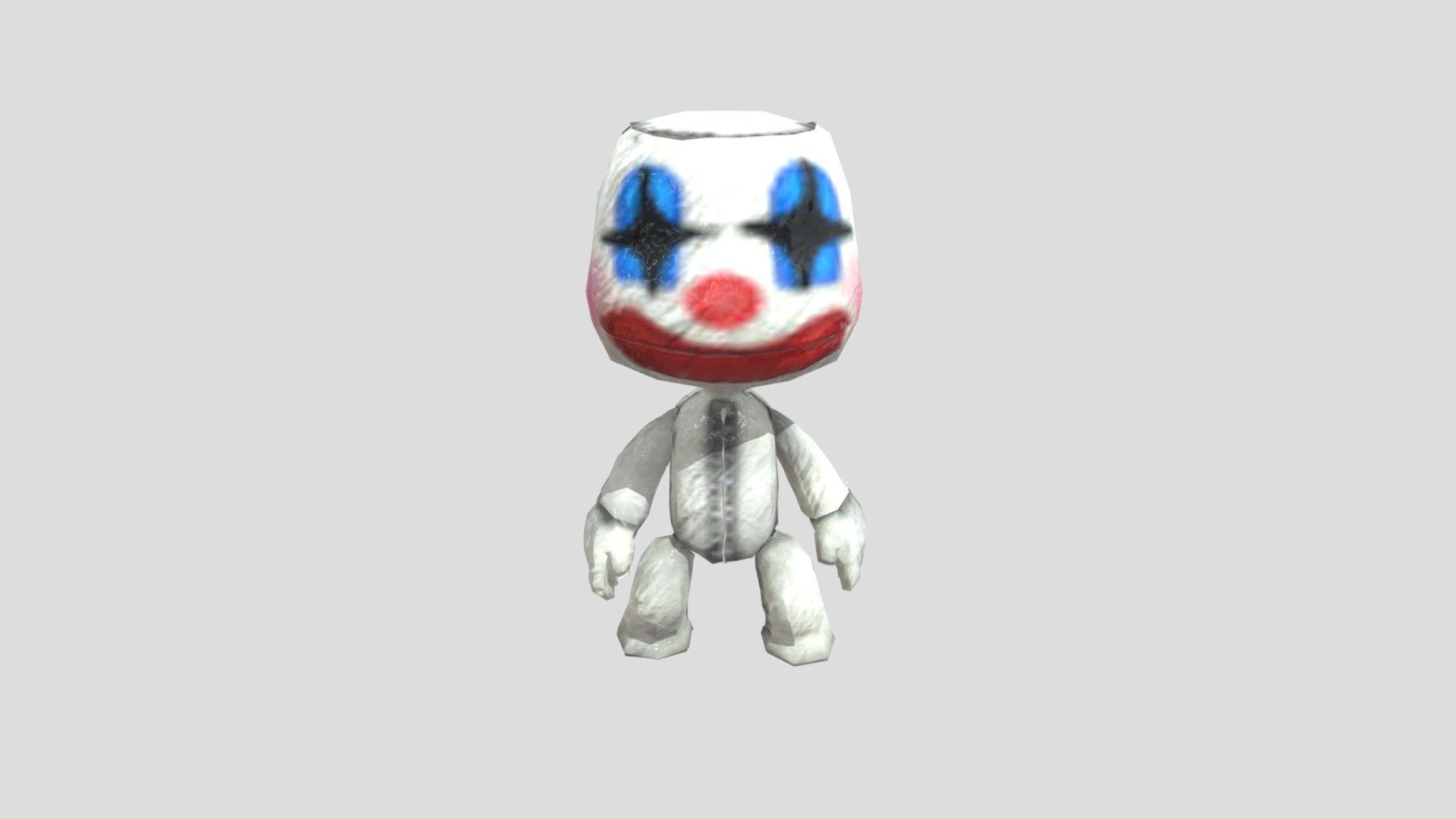 PlayStation 3 - LittleBigPlanet -Sackboyclownboy - Download Free 3D ...
