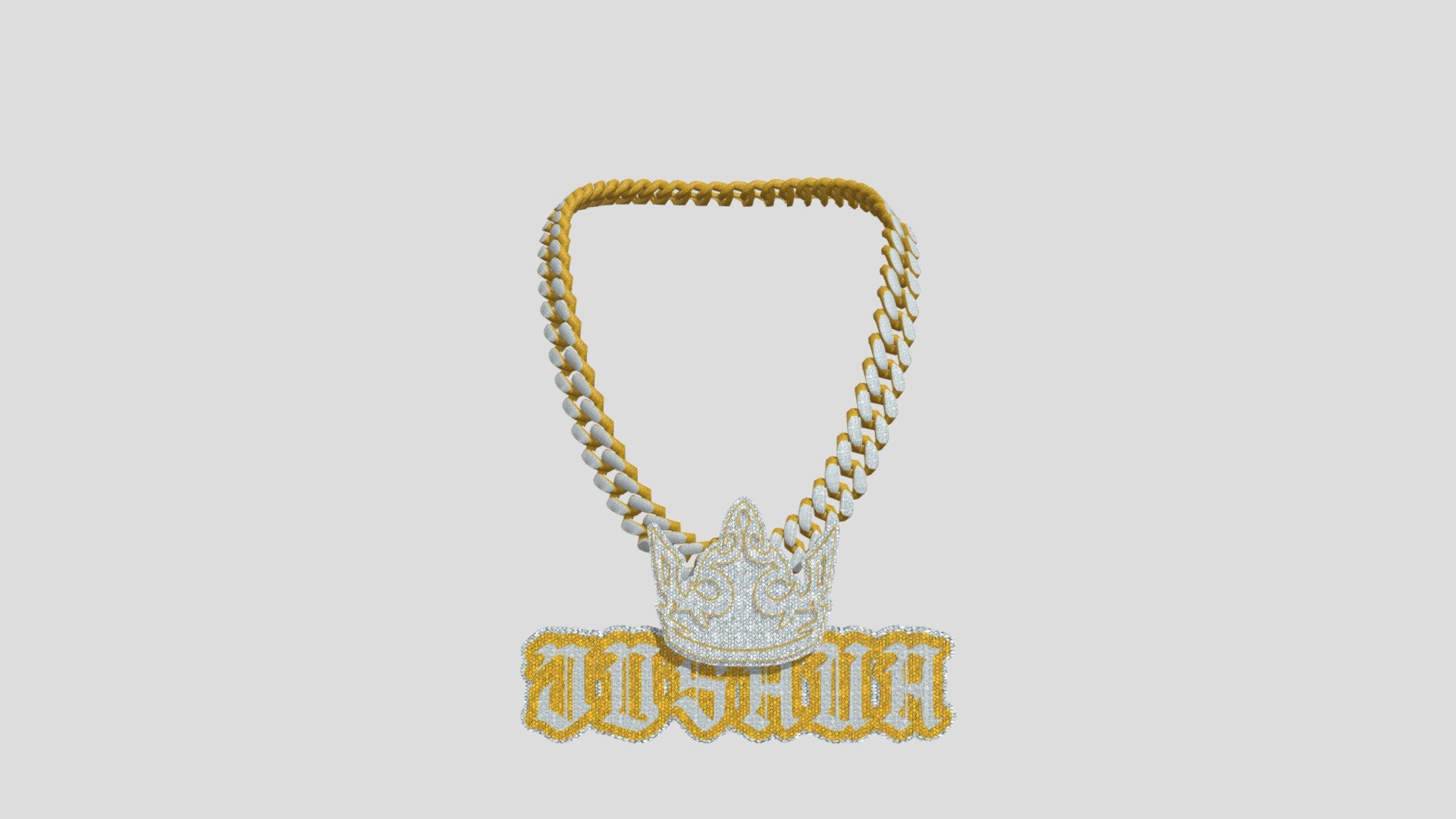 Chain Joshua Pendant - 3D model by ROLC4M [02ff33e] - Sketchfab