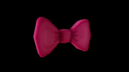 Pink Bow 3D Model