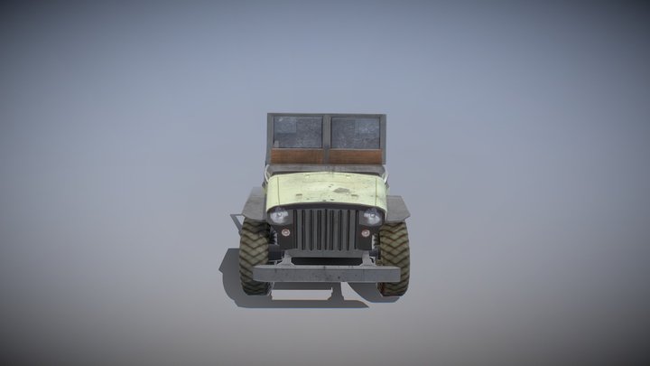 Willy's Jeep 3D Model