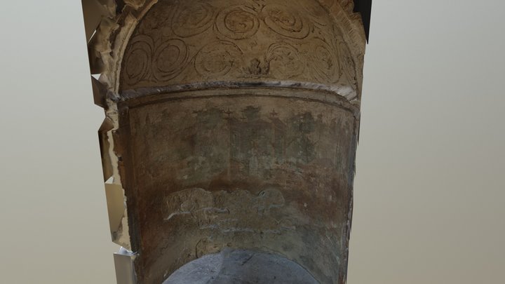 Typical Roman Plasterwork Detail Arch 3D Model