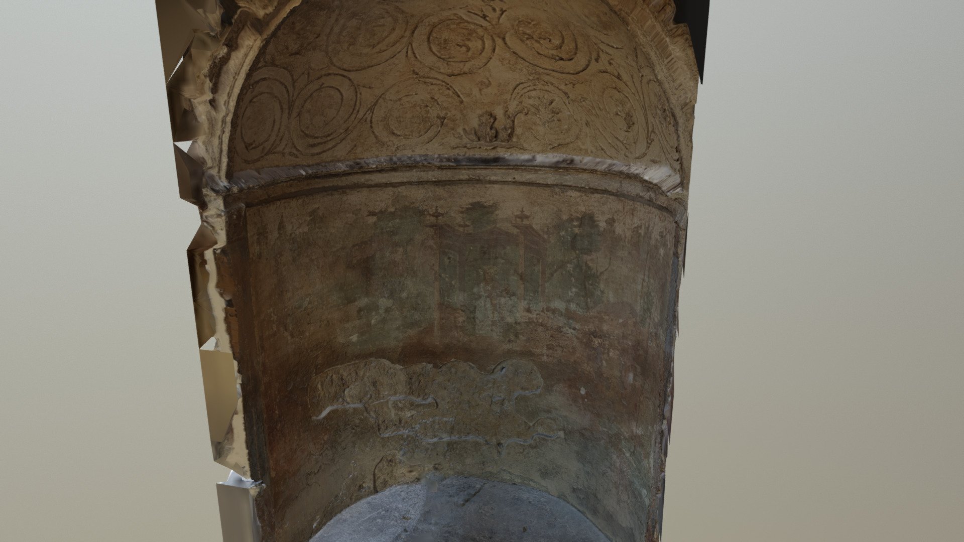 Typical Roman Plasterwork Detail Arch